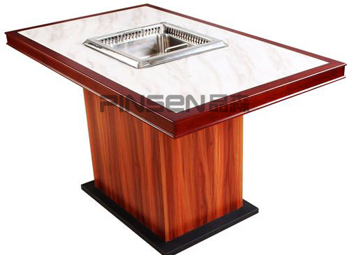 大理石無煙火鍋桌