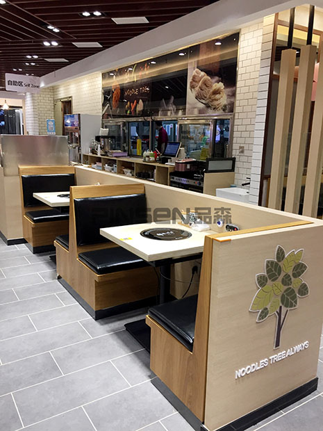 果樹(shù)面韓式料理桌椅定制