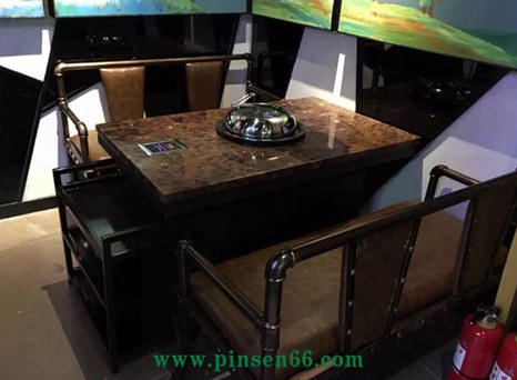 餐飲桌椅 領(lǐng)海海鮮蒸汽火鍋?zhàn)揽ㄗ思芙M合