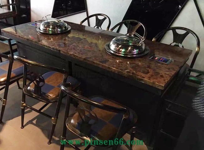 餐飲桌椅 領(lǐng)海海鮮蒸汽火鍋?zhàn)酪谓M合