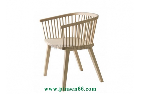 北歐實(shí)木溫莎火鍋餐桌椅